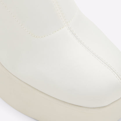 Aldo Women's Block Heeled Boots Grandstep White