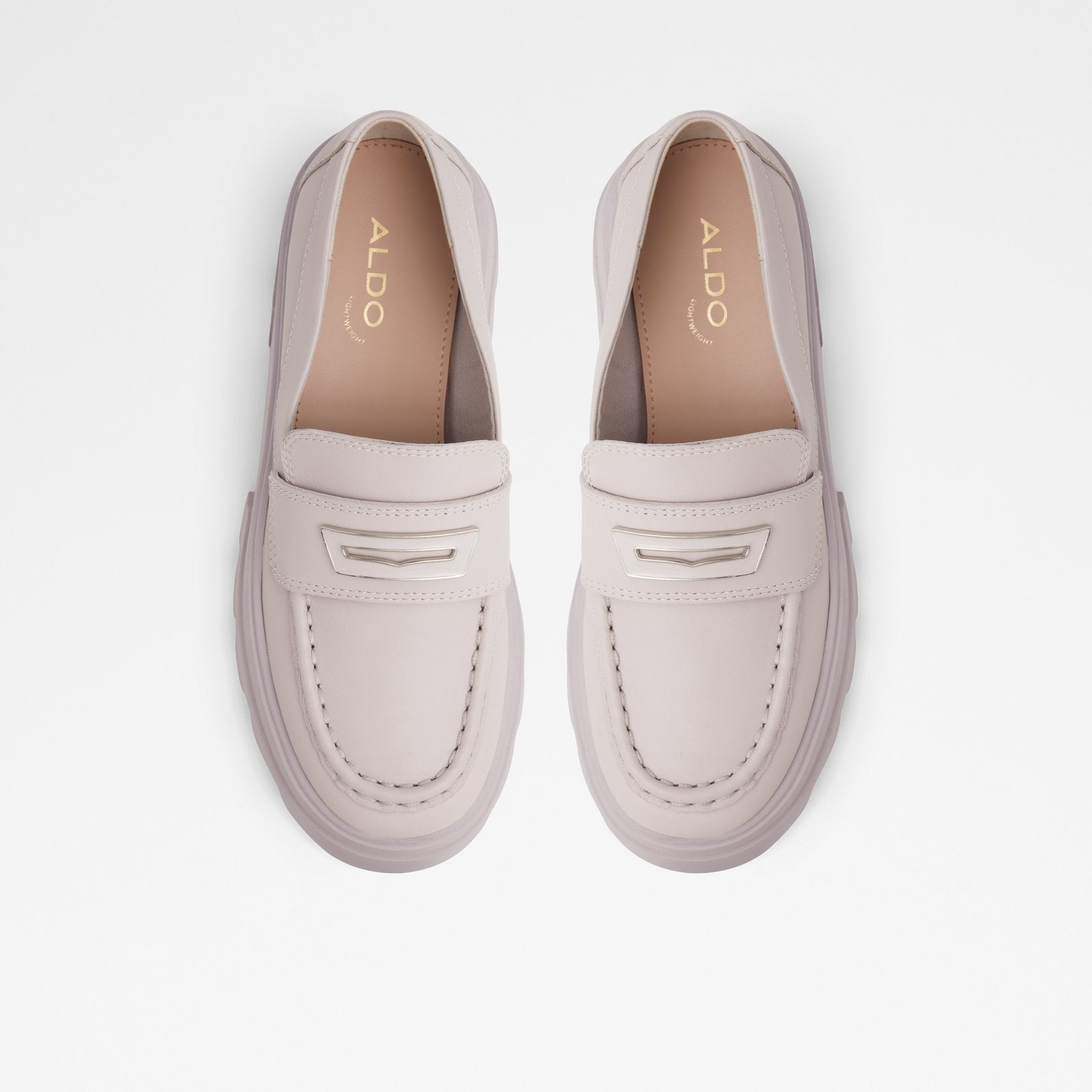 Aldo clearance white loafers