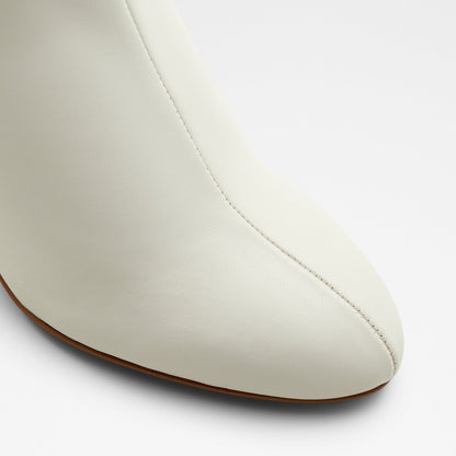 Aldo Women's Pillow Walk Comfortable Block Heeled Boots Haucan White