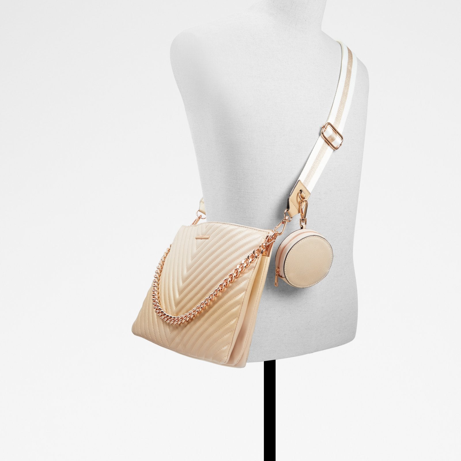 Aldo Women's Cross Body Bag Henie (Rose Gold) ALDO UK