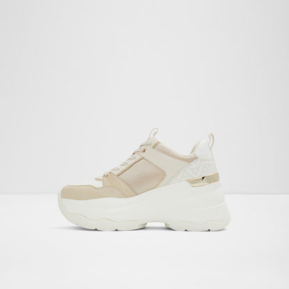 Aldo Women's Pillow Walk Comfortable Platform Heeled Trainers Iconimax