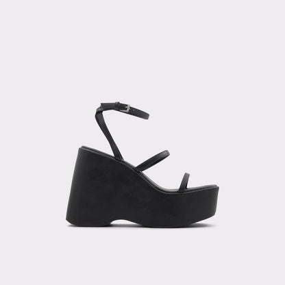 Aldo Women's Strappy Platform Sandals Kasie Black