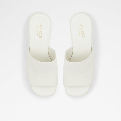 Aldo Women's Sustainable Platform Heeled Sandals Maysee White