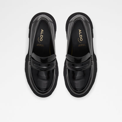 Aldo Women's Pillow Walk Comfortable Heeled Loafers Milawiel Black
