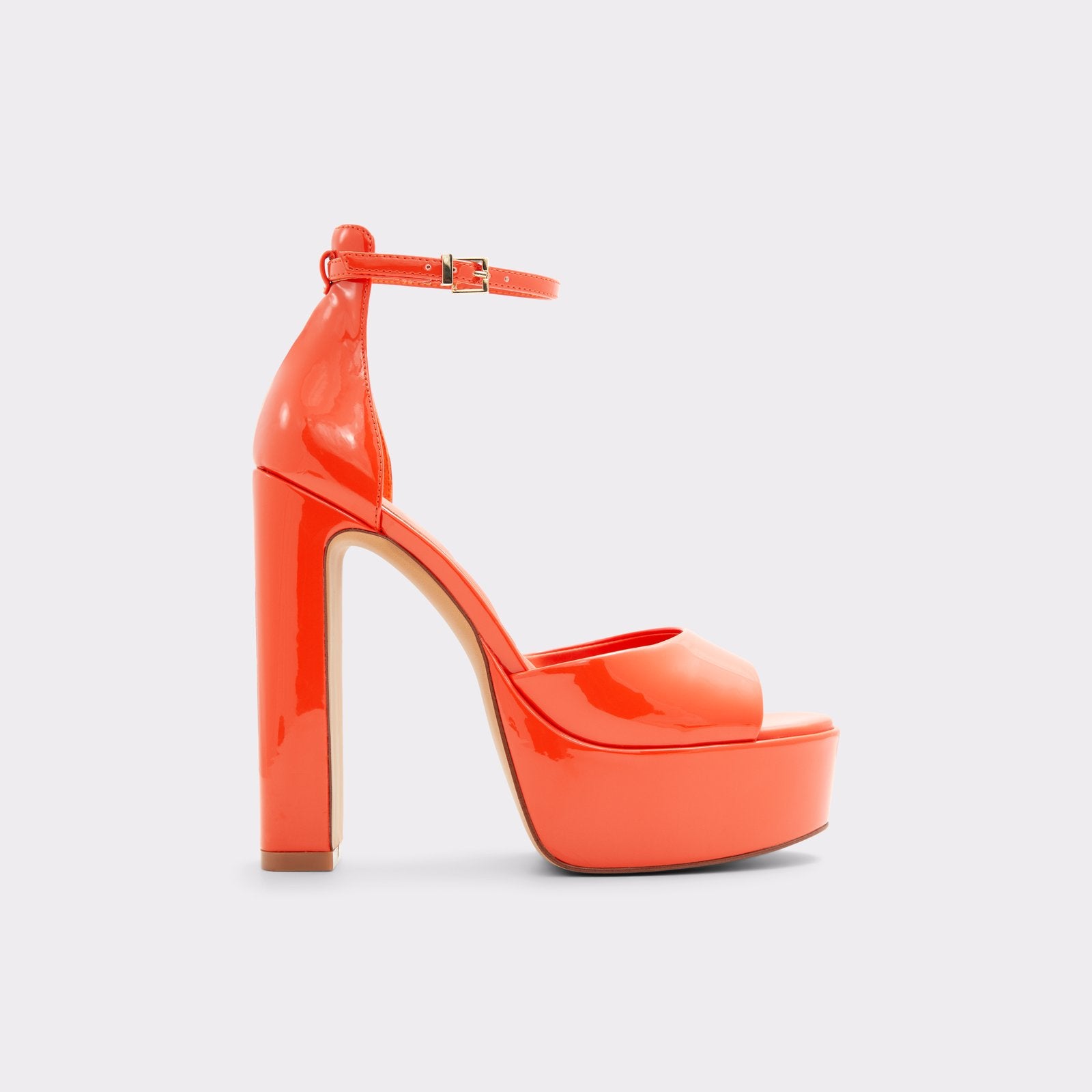 Orange sale platform heels