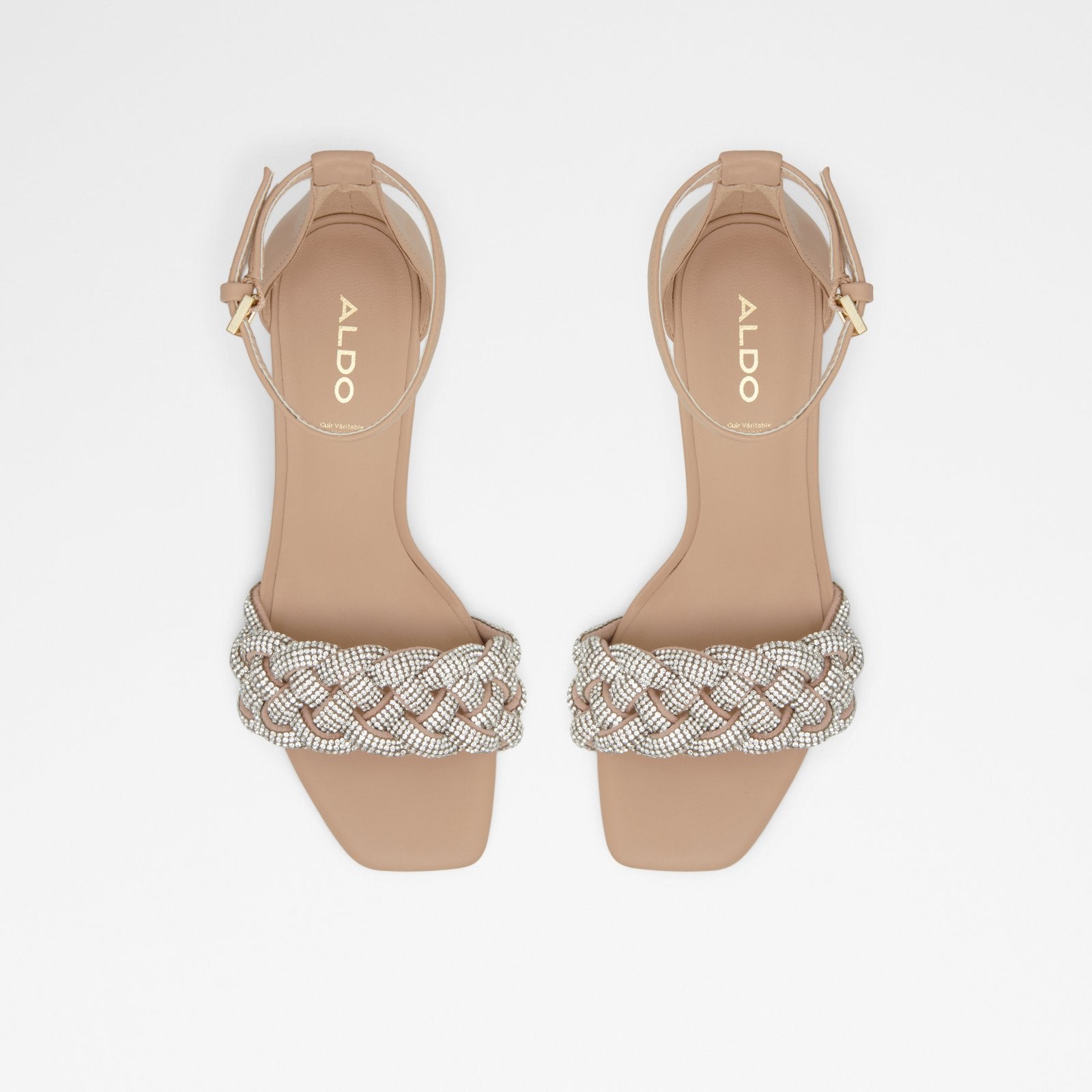 Aldo Women's Heeled Sandal Pina (Silver) ALDO UK