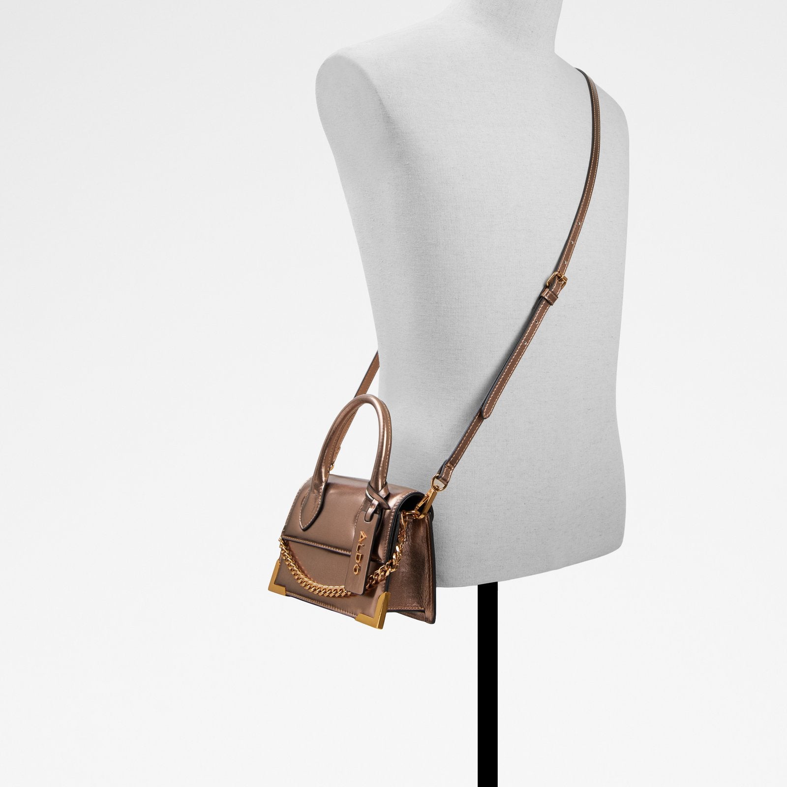 Aldo Women's Top Handle Bag Pythonia (Bronze) – ALDO UK