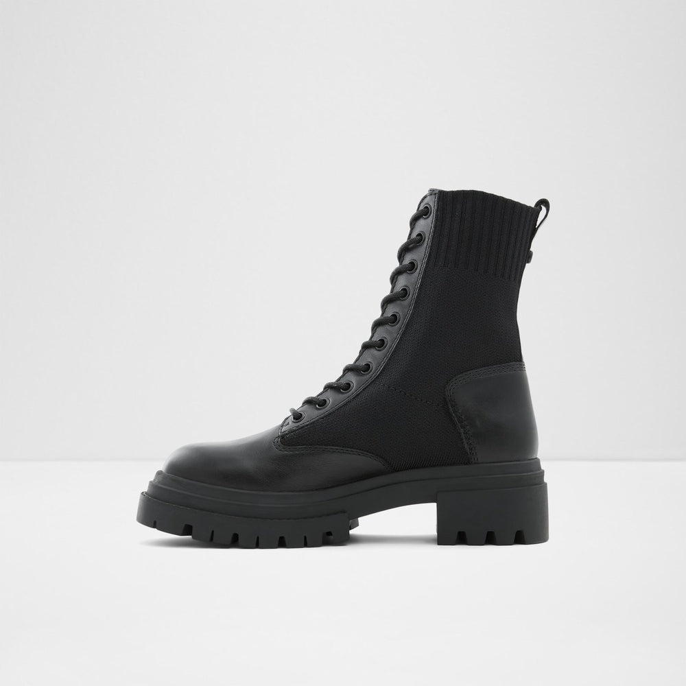 Aldo Women's Sustainable Combat Ankle Boots Reflow (Black) – ALDO Shoes UK