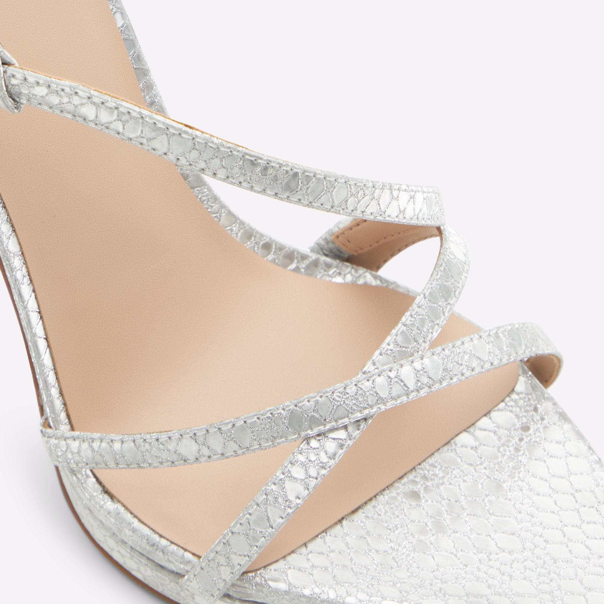 Aldo Women's Heels Resurge (Silver) ALDO UK