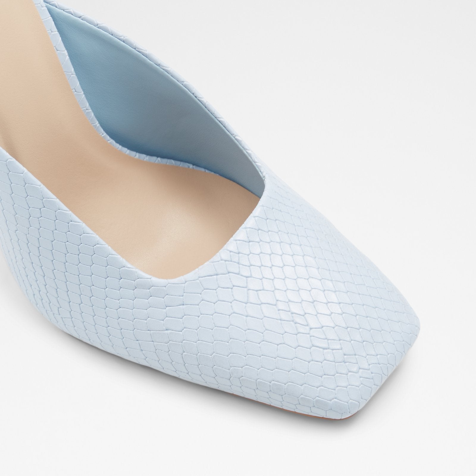 Pointed Toe Pale Blue Wedges Uk Rhiraniel - Main Image