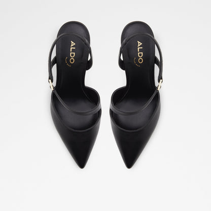 Aldo Women's Pillow Walk Comfortable Sling Back Heeled Shoes Sevilla Black
