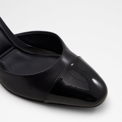 Aldo Women's Pillow Walk Comfortable Block Heeled Shoes Silvana Black