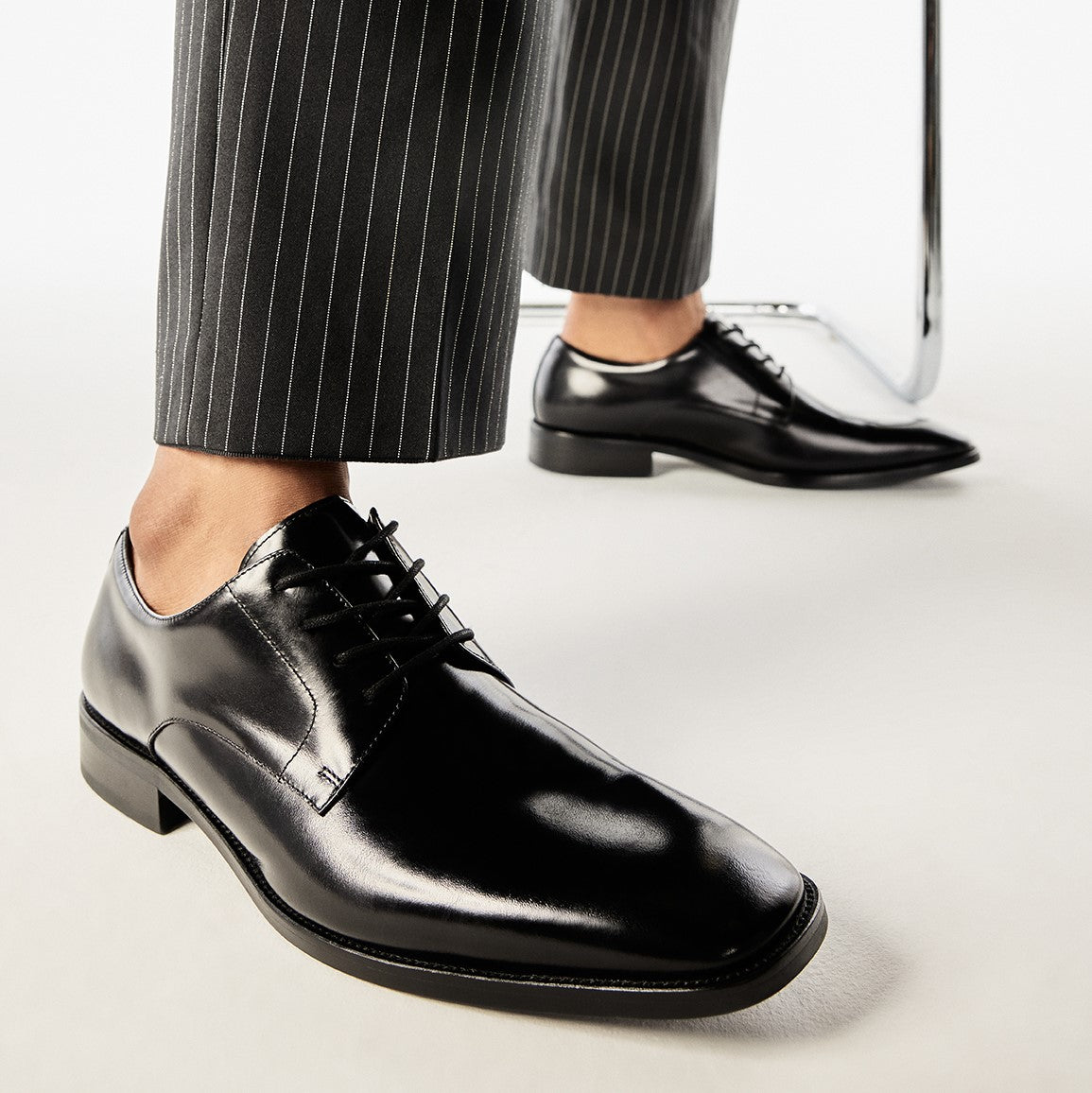 Aldo Men's Lace Up Oxford Shoes Anzio (Black) - Main Image