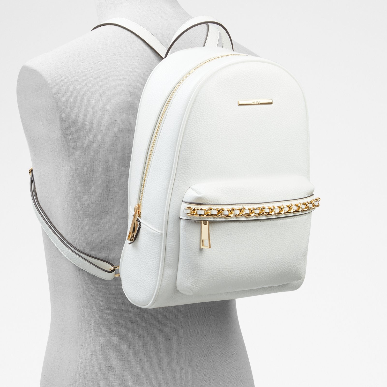 Aldo white sales backpack