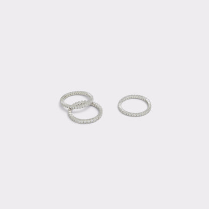 Aldo Women's Multi Pack Of Rings Uniawienmini Silver