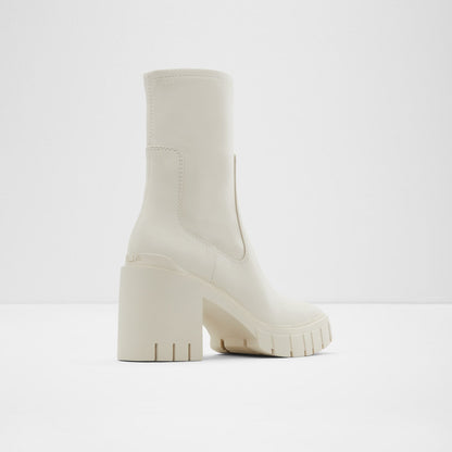 Aldo Women's Heeled Ankle Boots Upstage White