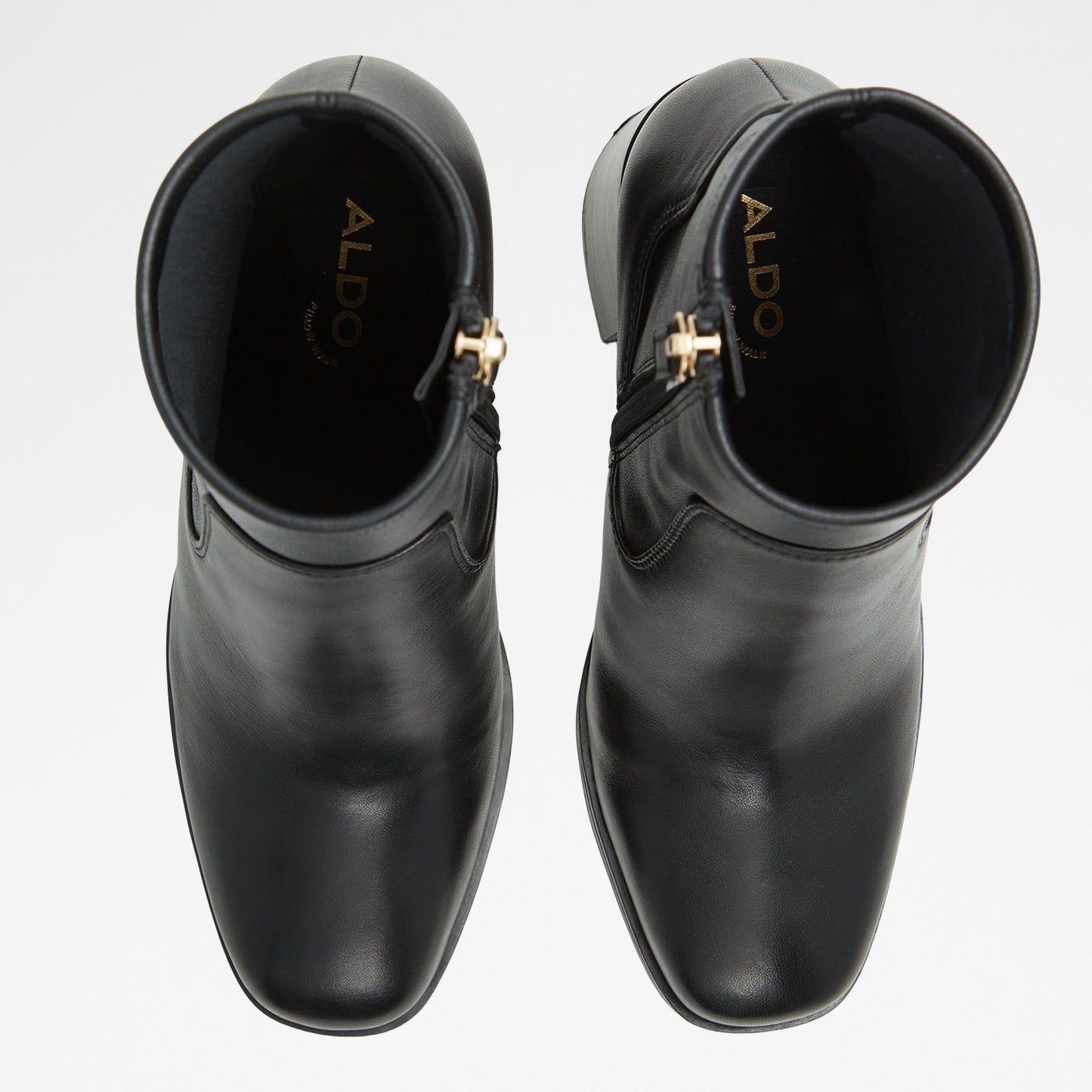 Aldo Women's Pillow Walk Comfortable Heeled Ankle Boots Voss Black