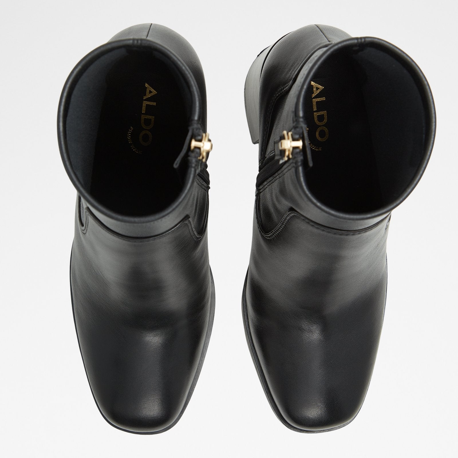 Aldo Women's Pillow Walk Comfortable Heeled Ankle Boots Voss Black