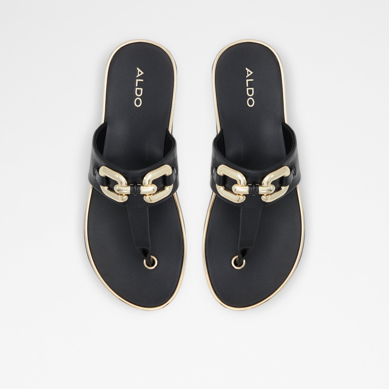 Buy Aldo Flat Sandals Black For Women online