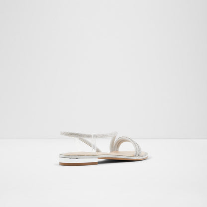 Aldo Women's Flat Sandals Wicorebeth Silver